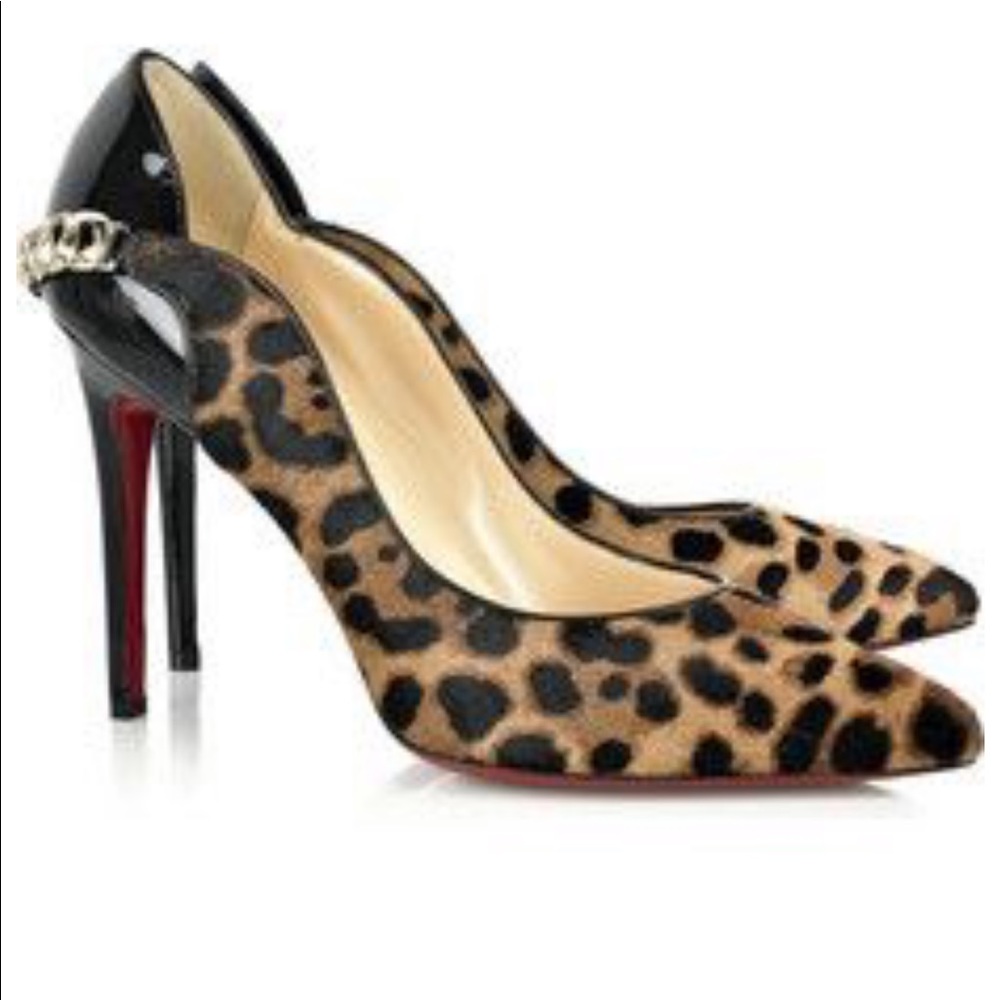 Christian Louboutin leopard Dorepi heels 37 7